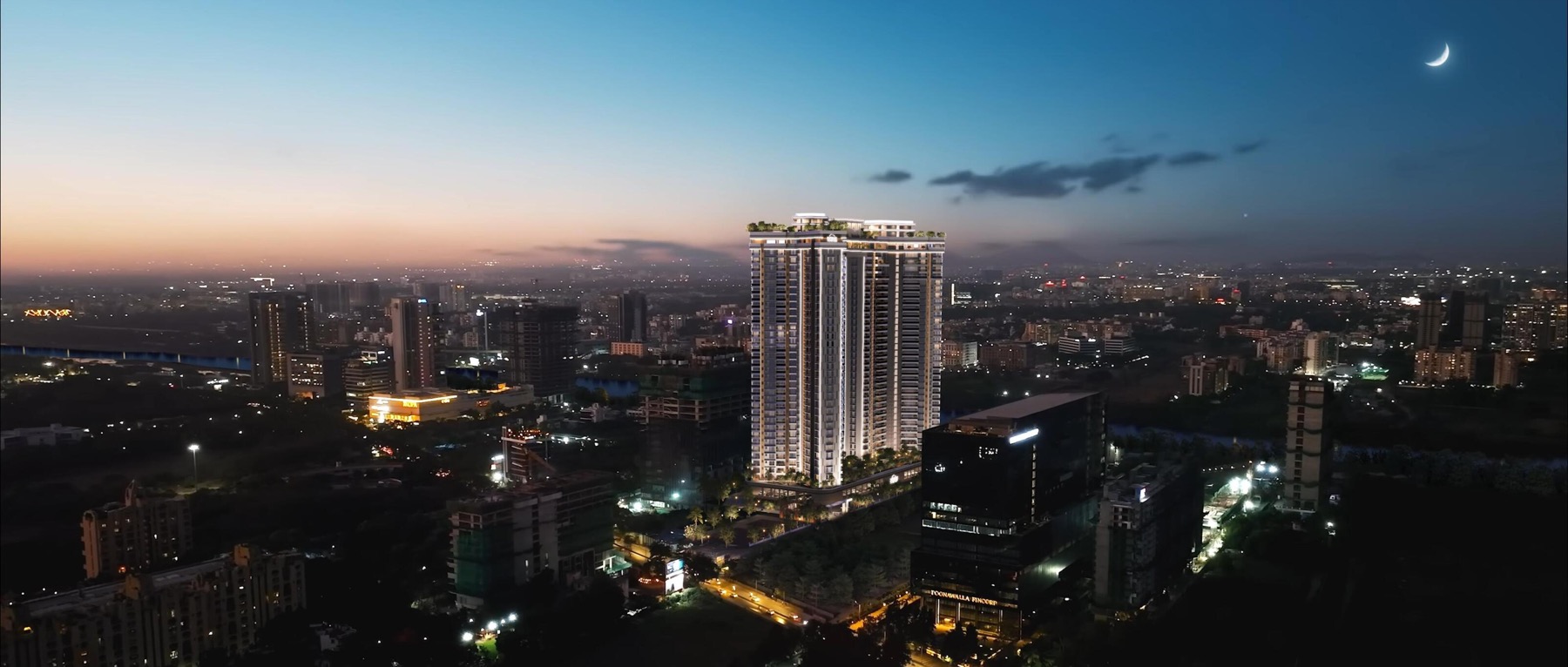 Supreme Tower skyline visualization